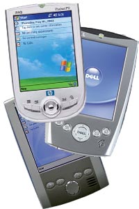 Various Windows powered devices supported by BrickShooter for Pocket PC
